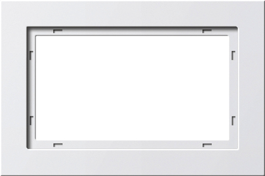 Abdeckrahmen 1,5f Gira E2 Reinwei� m