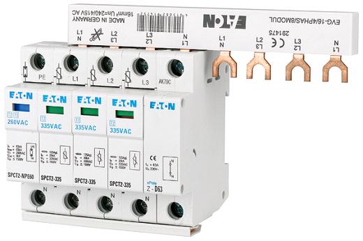 berspannungsableiter EATON SPCT2-280-3+NPE/BB