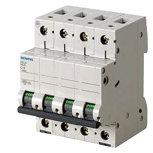 Siemens 5SL6425-7 Leitungsschutzschalter 400V 6kA, 4-polig, C, 25A