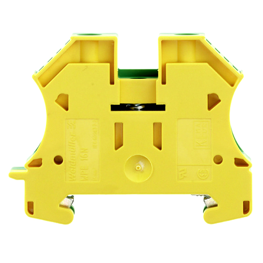 Schutzleiter-Reihenklemme, Schraubanschl, 16mm, 400V, grn/