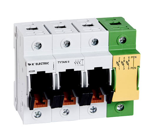 D0 Lasttrennschalter RE TYTANII 3p mit PEN-Klemme