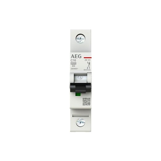 EN101C16 Miniature Circuit Breaker - 1P - C - 16 A