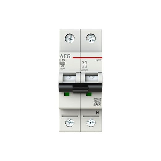 EN101NB10 Miniature Circuit Breaker - 1+NP - B - 10 A