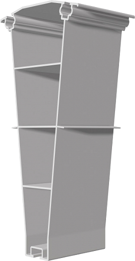 FixZ-15 Systemprofil18 mitte 96mm mit Verb.
