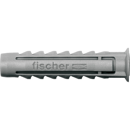 Fischer DBEL SX 6X30 Nylondbel mit Vierfach-Spreizung & Rand fr optimalen Halt.