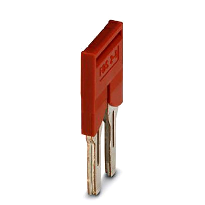 Steckbr�cke 2polig rot, Rasterma�:�8,2mm