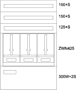 Eaton BP-O-WN-800/12-3Z Zaehlerverteiler AP,VZ,3ZP,3NR,WIEN,B800xH1260x262,5mm