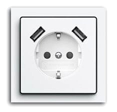 SCHUKO�-/2x USB-Steckdose