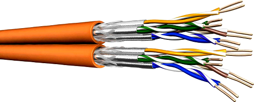 Datenkabel Kat.7 Duplex S/FTP 2x(4x2xAWG23/1) LSHF Eca 500m DRAKA CAT 7 BASIC DUPLEX