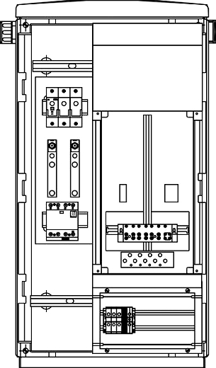 Elsta FZFS0164.35 Freistehend Freileitung Hausanschl. Z�hlervert. Wiener Netze