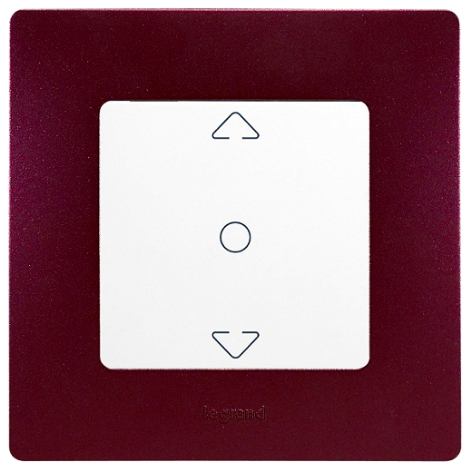 Legrand 664711 Niloe Jalousieschalter ohne Spreizkralle Farbe: Ultrawei�
