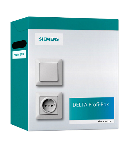Siemens 5TA2156-0KA PROFIBOX, 100 Univeralschalter und 100 Wippe, neutral, Titanweiss