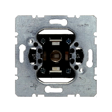 Berker 5101 Drucktaster u. Lichtsignal E10 m. separat Melkontakt