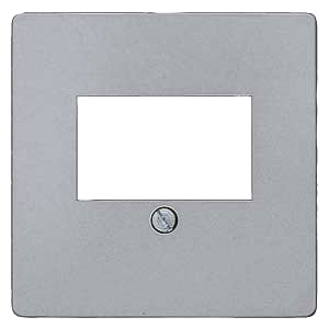 Siemens 5TG1256-2 Delta I-System TAE-Abdeckplatte aluminiummetal