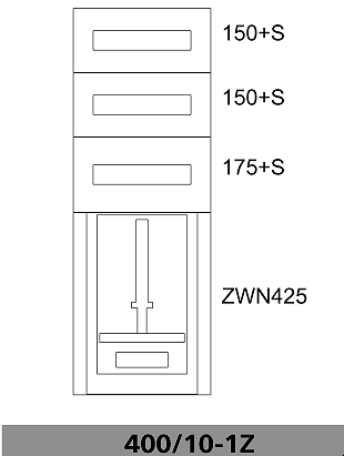 Eaton BP-U-3S-WN-400/10-1Z Unterputz-Zhlerverteiler Wien