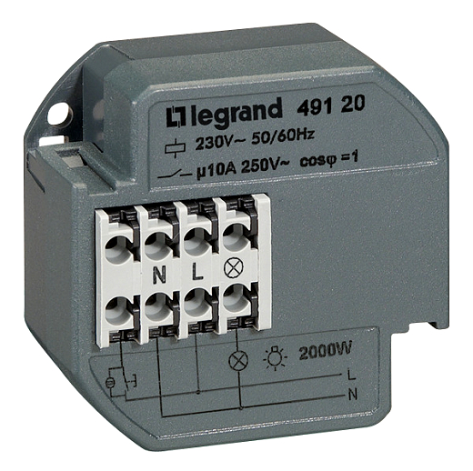 Legrand Einbau Stromstoschalter 16A 250V AC