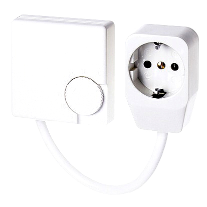 Raumtemperaturregler mit 1,8 m Kabel und Zwischenstecker