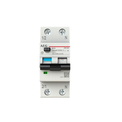 DN100B13/A30 Residual Current Circuit Breaker with Overcurrent Protection 1+NP Type A 30 mA