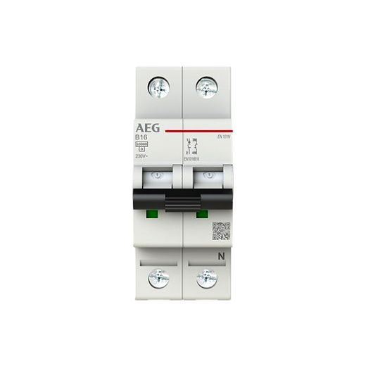 EN101NB16 Miniature Circuit Breaker - 1+NP - B - 16 A