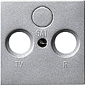 GIRA 086926 Abdeckung fr TV/RF/SAT-Anschluss 2- und 3-Loch-Ausf