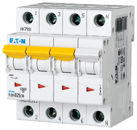 EATON PLSM-C25/3N LS-Schalter 25A/3pol+N/C