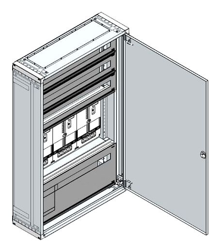 AP Z�hlerverteiler+RW O�, Salzburg f�r TN-Netz, au�en B775xH1215xT240mm