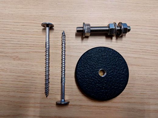 Solarhalter vario Sparren ohne KV m. Schrauben 8x120mm