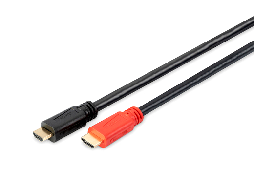 HDMI/ HDMI HighSpeed mit Ethernet u. Signalverst., 20m, sw