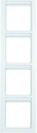 Q.3 Rahmen 4fach senkrecht mitBeschriftungsfeld pw samt