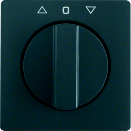 Q.x Zentralstck mit Drehknopfanthrazit samt