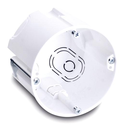 Hohlwand-Schalterabzweigdose,ws, # 65 mm, t=60, halogenfrei 25 St�ck