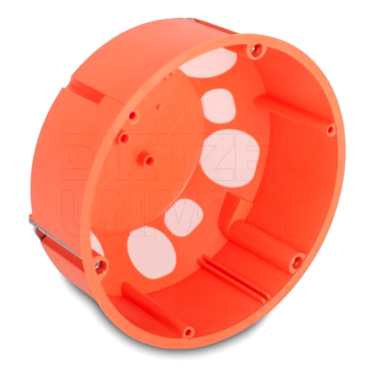 HWD-Abzweigdose, or, luftdicht,o. Deckel, 120mm, 65mm tief 5 Stck