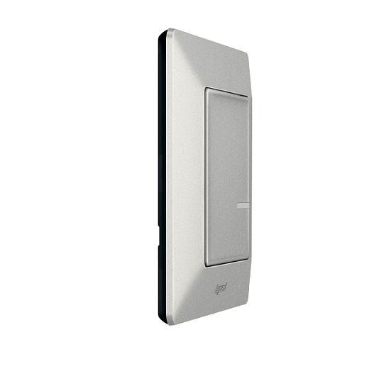 Valena Life with Netatmo Wandsender 1-Fach Farbe: Aluminium