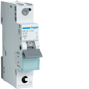 LS-Schalter 1P 6kA C-10A QC 1M