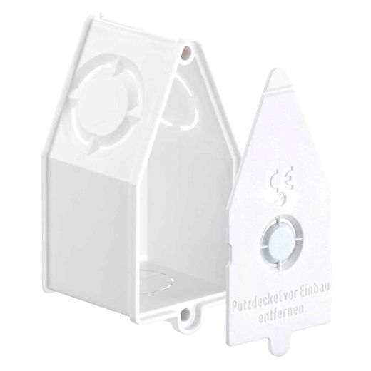 Unterputz Wandleuchten-Anschlussdose, 60x32x30mm, mit Deckel