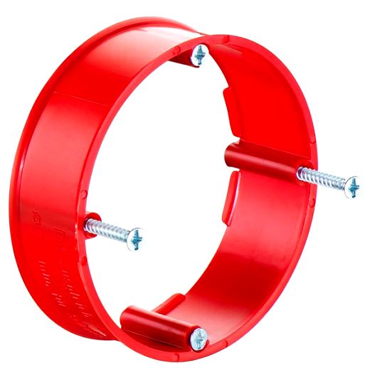 Unterputz Putzausgleich-Ring,h=24mm, Schraubabstand 67mm, m