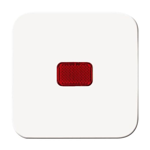 Wippe mit roter Kalotte alpinwei� - Reflex SI
