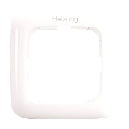 Wippe mit Aufdruck Heizung 1-fach alpinwei� - Reflex SI