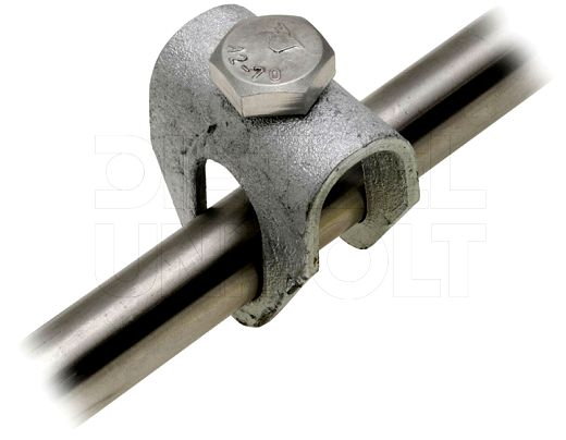 Stangenklemme, � 8 mm + � 16 mm, feuerverzinkt