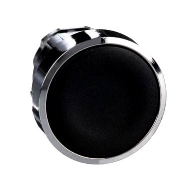 Drucktaster, Frontelement, XB4, Metall, 22mm, schwarz, taste