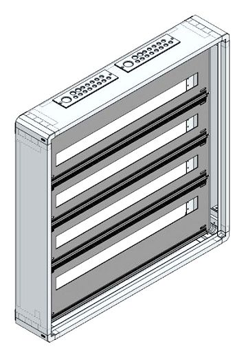 AP-Installations-Flachverteiler, 136TE o.RW, B765xH755xT130m