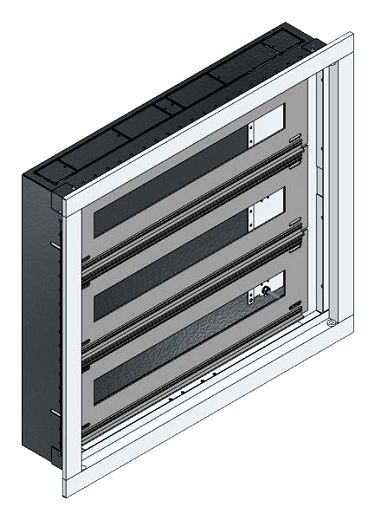 UP-Installations-Flachverteiler Nischenma� B555xH495xT110mm