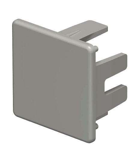 Endst�ck 30x30mm Polyvinylchlorid steingrau RAL 7030