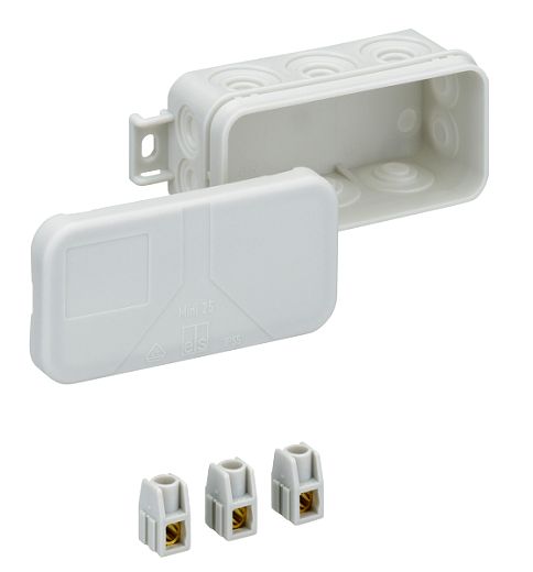 Abzweigdose, IP55, max. Leiterquerschnitt 2,5�, Mini 25-2,5�