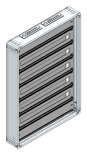 AP-Installations-Flachverteiler, 170TE m.RW, B765xH1055xT130