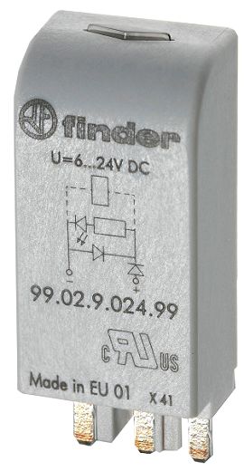 Modul, Varistor und gr�ne LED,6 bis 24VAC/DC
