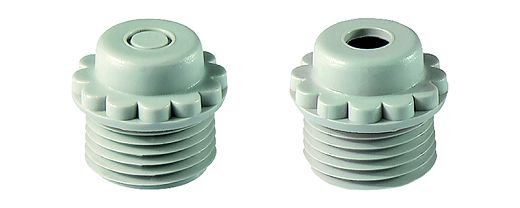 W�rgenippel mit Gewinde M40x1,5 RAL7035