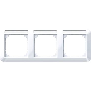 1-M-Rahmen, 3f. m. Beschriftungstr�ger, waagerechte Montage,