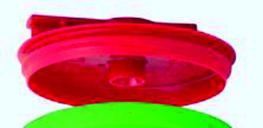 Betondosen-R�ckteil (rot) f�rDeckengro�dose