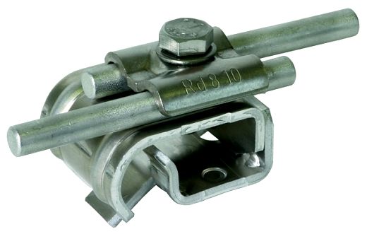 Dachrinnenklemme Al f. Wulst 16-22mm m. Doppel�berleger f. R